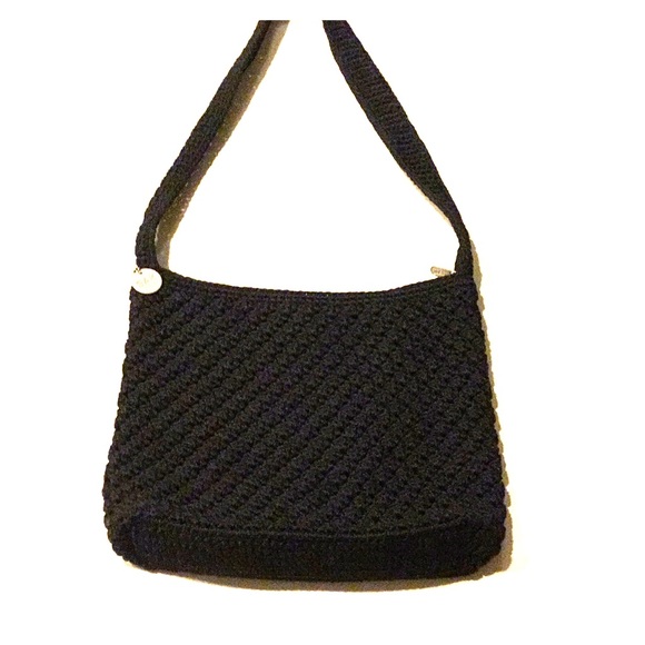 The Sak Handbags - The Sak Original Black Crochet Shoulderbag